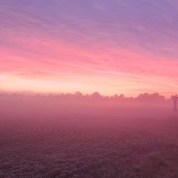 No filter. Sunrise around a mile from the lake.