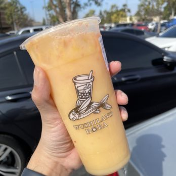 Wushiland Boba - Orange Grapefruit Yakult (TikTok: @justandyvu) - Bubble Tea Near Me - Cerritos, California Wushiland Boba - Orange Grapefruit Yakult (TikTok: @justandyvu) - Bubble Tea Near Me - Cerritos, California