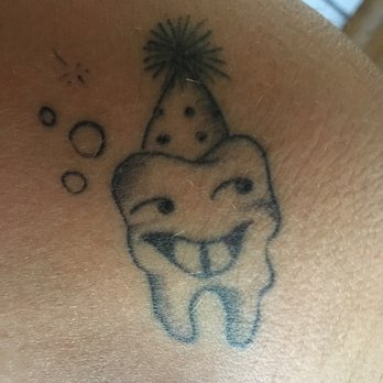Noho Ink - party tooth. - Tattoo Near Me - North Hollywood, California Noho Ink - party tooth. - Tattoo Near Me - North Hollywood, California