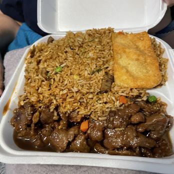 China House - Broccoli Beef lunch special (No broccoli) - Chinese Near Me - Citrus Heights, California
