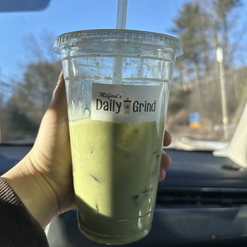 Milfords Daily Grind - Iced Matcha Latte - Coffee & Tea Near Me - Milford, Pennsylvania Milfords Daily Grind - Iced Matcha Latte - Coffee & Tea Near Me - Milford, Pennsylvania