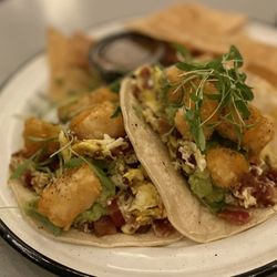 Coffee Commissary - Austin Taco with corn tortilla