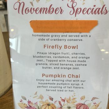 Farm To Toast - November specials - Juice Bars & Smoothies Near Me - Dublin, Pennsylvania