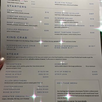 Klaw Miami - Menu - Steakhouses Near Me - Miami, Florida Klaw Miami - Menu - Steakhouses Near Me - Miami, Florida