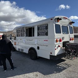Get Roasted Mobile Coffee - His "coffee bus"
