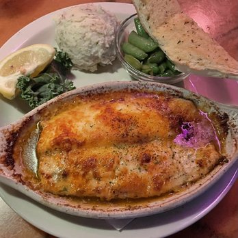 Flamingo Grill - This is the Flounder Cagney...best ever! - Seafood Near Me - Myrtle Beach, South Carolina