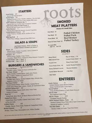 Menu photo 3 Roots Almont, MI