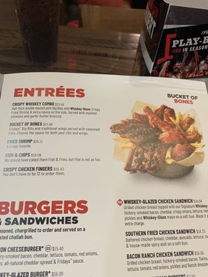 Menu photo 7 TGI Fridays DFW Terminal E17 Dallas, TX Menu photo 7 TGI Fridays DFW Terminal E17 Dallas, TX