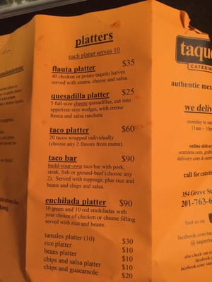 Menu photo 8 Taqueria Downtown Jersey City, NJ Menu photo 8 Taqueria Downtown Jersey City, NJ