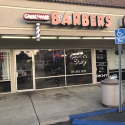 Garden Park Barber Shop - Outside building & indoors