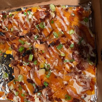 Bad Brads BBQ - Cold bbq nachos when arrived home - Barbeque Near Me - Clinton Township, Michigan