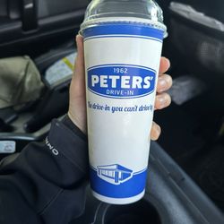 Peters' Drive-In - Blueberry and Butterscotch Milkshake