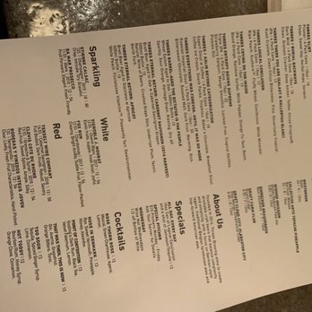 Threes Brewing - Threes Brewing Drink Menu as of late March 2019 - Venues & Event Spaces Near Me - Brooklyn, New York