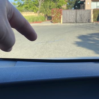 Exceptional Auto Glass - The larger crack I was trying to get repaired but had sadly spread too much - Auto Glass Services Near Me - Roseville, California Exceptional Auto Glass - The larger crack I was trying to get repaired but had sadly spread too much - Auto Glass Services Near Me - Roseville, California