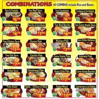 Abelardo's Mexican Fresh - Combo Platters - Mexican Near Me - Omaha, Nebraska