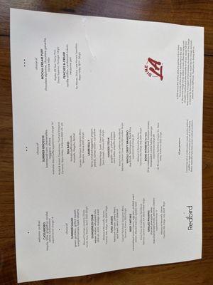 Menu photo 3 Redbird Los Angeles, CA
