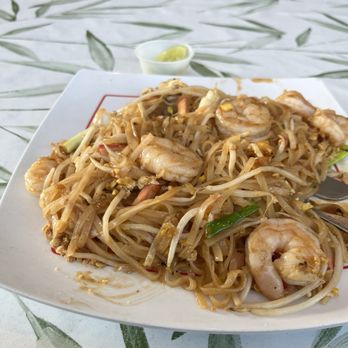 Thai by Thai - Pad Thai with shrimp - Thai Near Me - Sterling, Virginia Thai by Thai - Pad Thai with shrimp - Thai Near Me - Sterling, Virginia