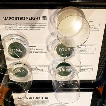 SakéOne - Imported Flight - Wineries Near Me - Forest Grove, Oregon