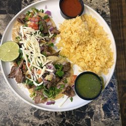 Wrap It Up Tex Mex Grill - Tacos Carne Asada Plate