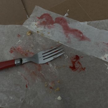Flowers Bakery Cafe - Aftermath. (Don't judge my fork...it's my favorite fork..we've been through so much together) - Bakeries Near Me - Silver Spring, Maryland