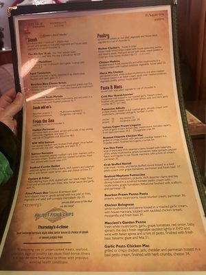 Menu photo 6 T Paul's Supper Club Astoria, OR Menu photo 6 T Paul's Supper Club Astoria, OR