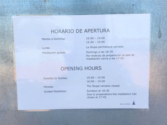 Stupa of Enlightenment Benalmádena by null