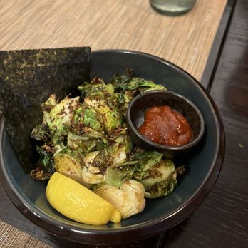 Otosan Ramen - Brussels sprouts appetizer - Ramen Near Me - McLean, Virginia