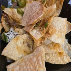The Taco Spot - . My order was 3 orders of quesabirra tacos. 1 birria nacho, 1 order of birria balls, 1 chicken taco.