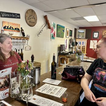 Crystal Basin Cellars - KZ indulges Suzanne & I at the wine bar! - Wineries Near Me - Placerville, California Crystal Basin Cellars - KZ indulges Suzanne & I at the wine bar! - Wineries Near Me - Placerville, California