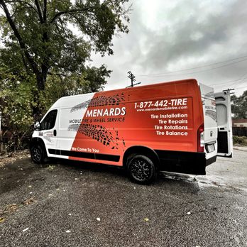 Menard's Mobile Tire & Wheel - Menards getting ready for my install. - Tires Near Me - Woodhaven, Michigan Menard's Mobile Tire & Wheel - Menards getting ready for my install. - Tires Near Me - Woodhaven, Michigan