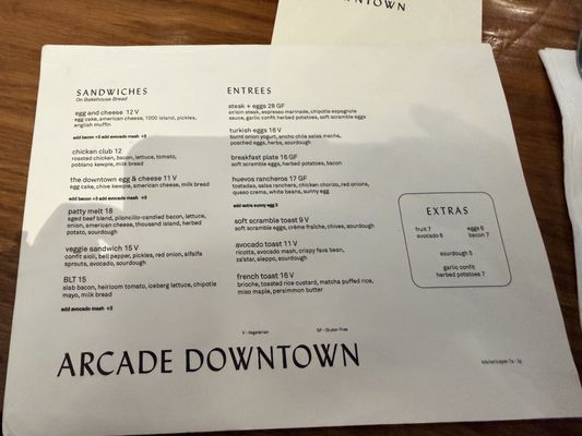Menu photo 2 Arcade Downtown Riverside, CA