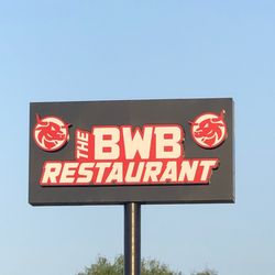 The BWB Restaurant - Restaurant sign