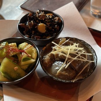 Izakaya Seki - Kimchi Cucumbers, Hijiki Seaweed, and Nasu Eggplant, $19 - Izakaya Near Me - Washington, DC, District of Columbia Izakaya Seki - Kimchi Cucumbers, Hijiki Seaweed, and Nasu Eggplant, $19 - Izakaya Near Me - Washington, DC, District of Columbia