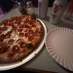 Double pepperoni pizza Double pepperoni pizza