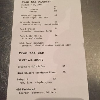 The Salted Pig - Happy hour menu - Gastropubs Near Me - Riverside, California