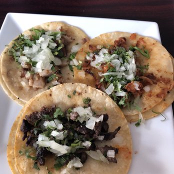 Ricos Tacos Moya - From Top L: carnitas, pastor, Asada - Mexican Near Me - Stafford, Virginia Ricos Tacos Moya - From Top L: carnitas, pastor, Asada - Mexican Near Me - Stafford, Virginia