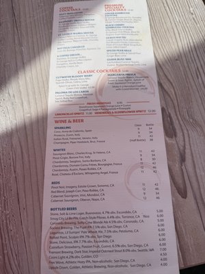 Menu photo 7 Shorehouse Kitchen Carlsbad, CA