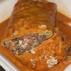 Taqueria El Crucero - Smothered crucero burrito