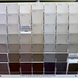 Sherwin-Williams Paint Store - Sherwin-Williams paint sample rack