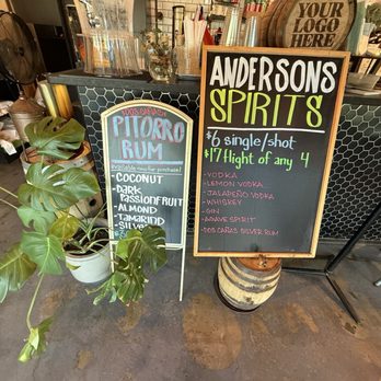 Andersons Eatery and Distillery - Pitorro Rum - Whiskey Bars Near Me - Denton, Texas