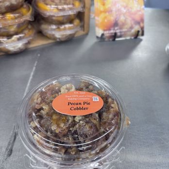 Four Girls and a Guy Baking - Pecan Cobbler - Desserts Near Me - DeSoto, Texas Four Girls and a Guy Baking - Pecan Cobbler - Desserts Near Me - DeSoto, Texas