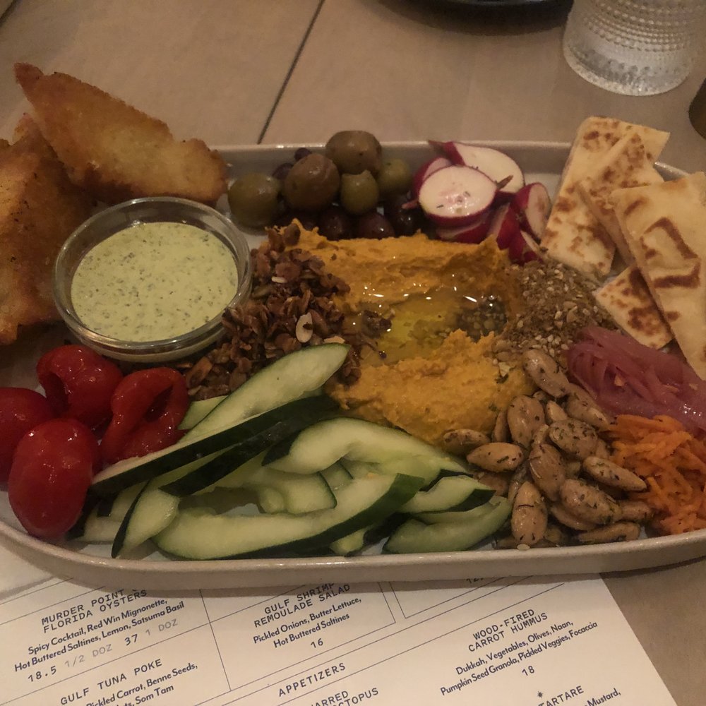 The Citizen - Carrot Hummus - New American Near Me - Alys Beach, Florida The Citizen - Carrot Hummus - New American Near Me - Alys Beach, Florida