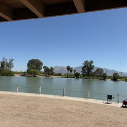 Christopher Columbus Park - Ramada and grill area. Nice views.