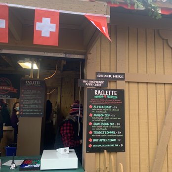 Carmel Christkindlmarkt - The menu at the raclette stand. We had the jambon (prosciutto) one! - Skating Rinks Near Me - Carmel, Indiana Carmel Christkindlmarkt - The menu at the raclette stand. We had the jambon (prosciutto) one! - Skating Rinks Near Me - Carmel, Indiana
