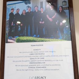 The amazing team at Legacy Dental The amazing team at Legacy Dental