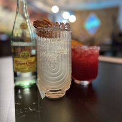 Coyote Mezcaleria Y Cerveceria - Topo Chico and a Coyote