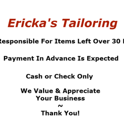 Ericka's Tailoring