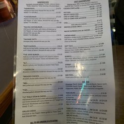 Wolfie’s Time Out Tavern - Updated menu.