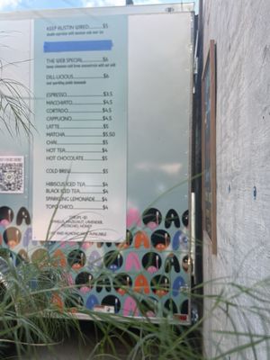 Menu photo 3 A Hole Coffee Austin, TX