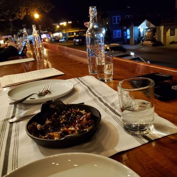 Trestles Restaurant - Outdoor high top patio seating -- can get a bit chilly - New American Near Me - Capitola, California